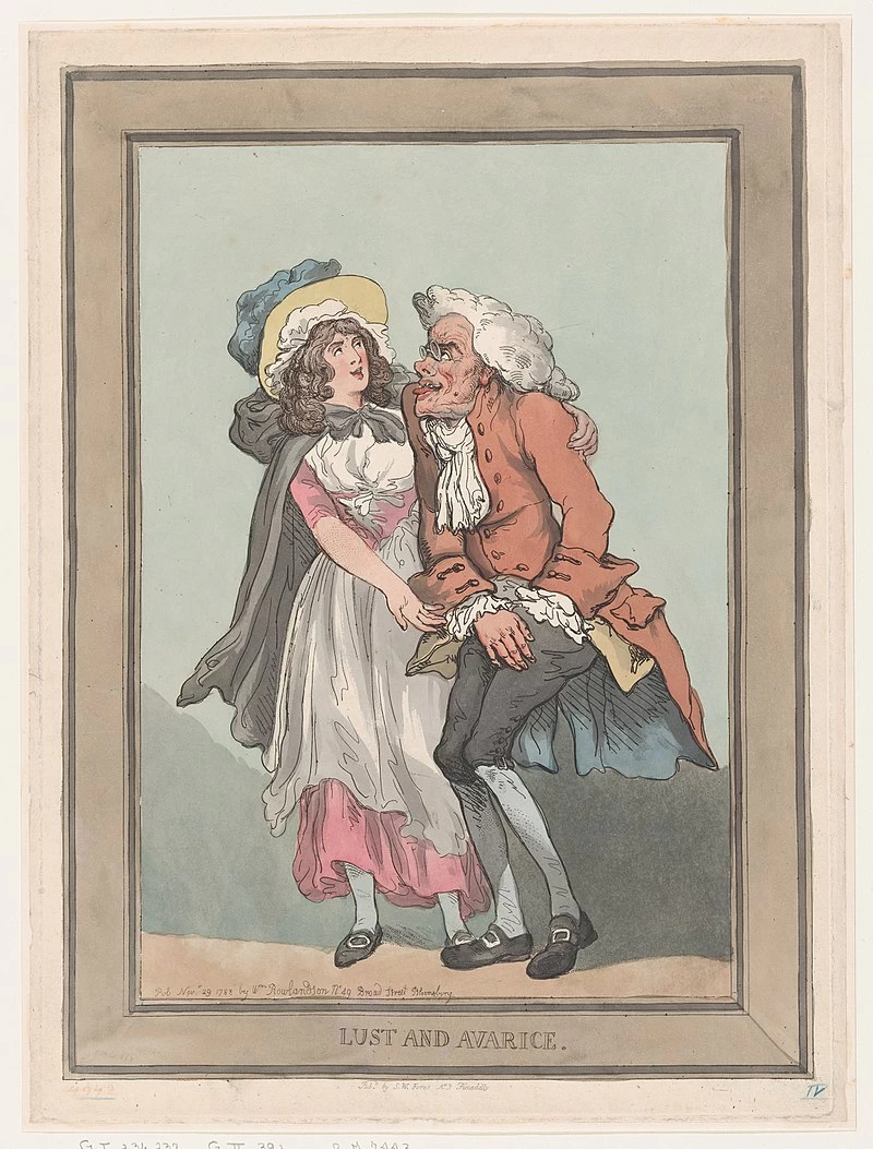 Thomas Rowlandson-116-Lussuria e Avarizia